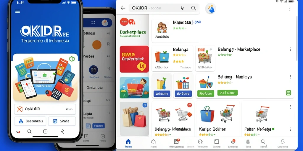 Tampilan antarmuka pengguna aplikasi OKIDR yang modern dan fungsional.