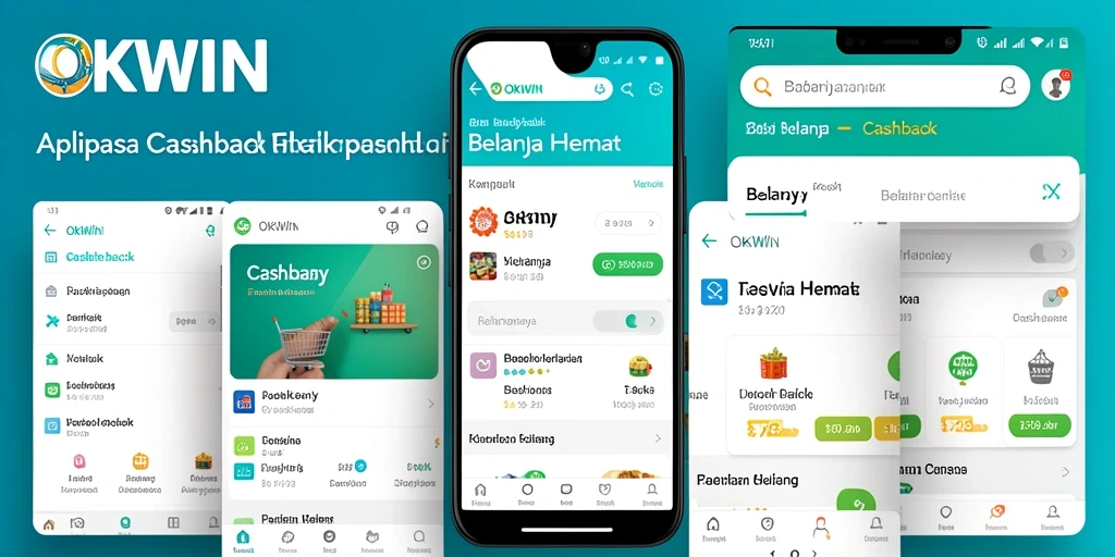 Antarmuka OKWIN menampilkan informasi cashback dengan jelas dan mudah dipahami.