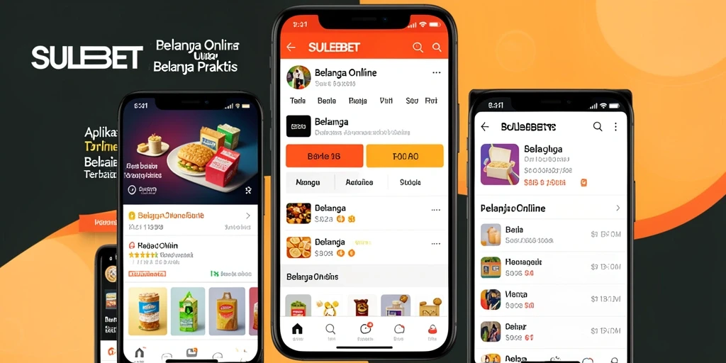 Antarmuka SULEBET yang ramah pengguna untuk belanja online.
